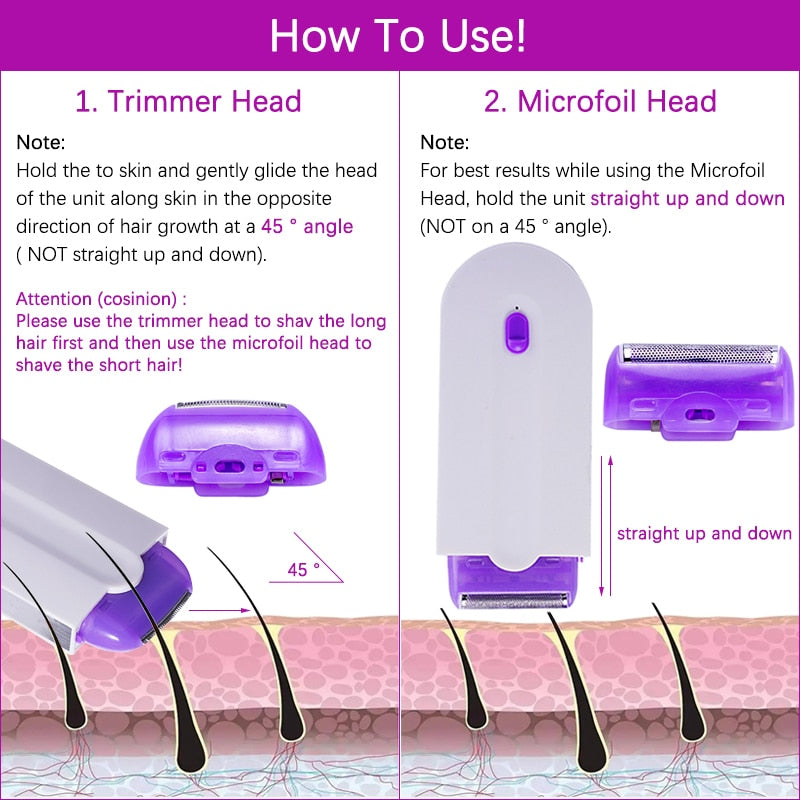 SilkSmooth - The Painless Laser Hair Removal Kit for Smooth, Silky Skin